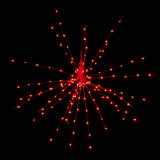 21.7 in. D Red Polestar Micro LED Light Christmas Decor, 144 Lights