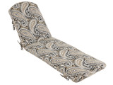 82 x 24 in. Royce Sesame Sunbrella Contrast-Welt Hinged Chaise Cushion