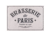 13 x 19 in. Brasserie De Paris Vinyl Placemat