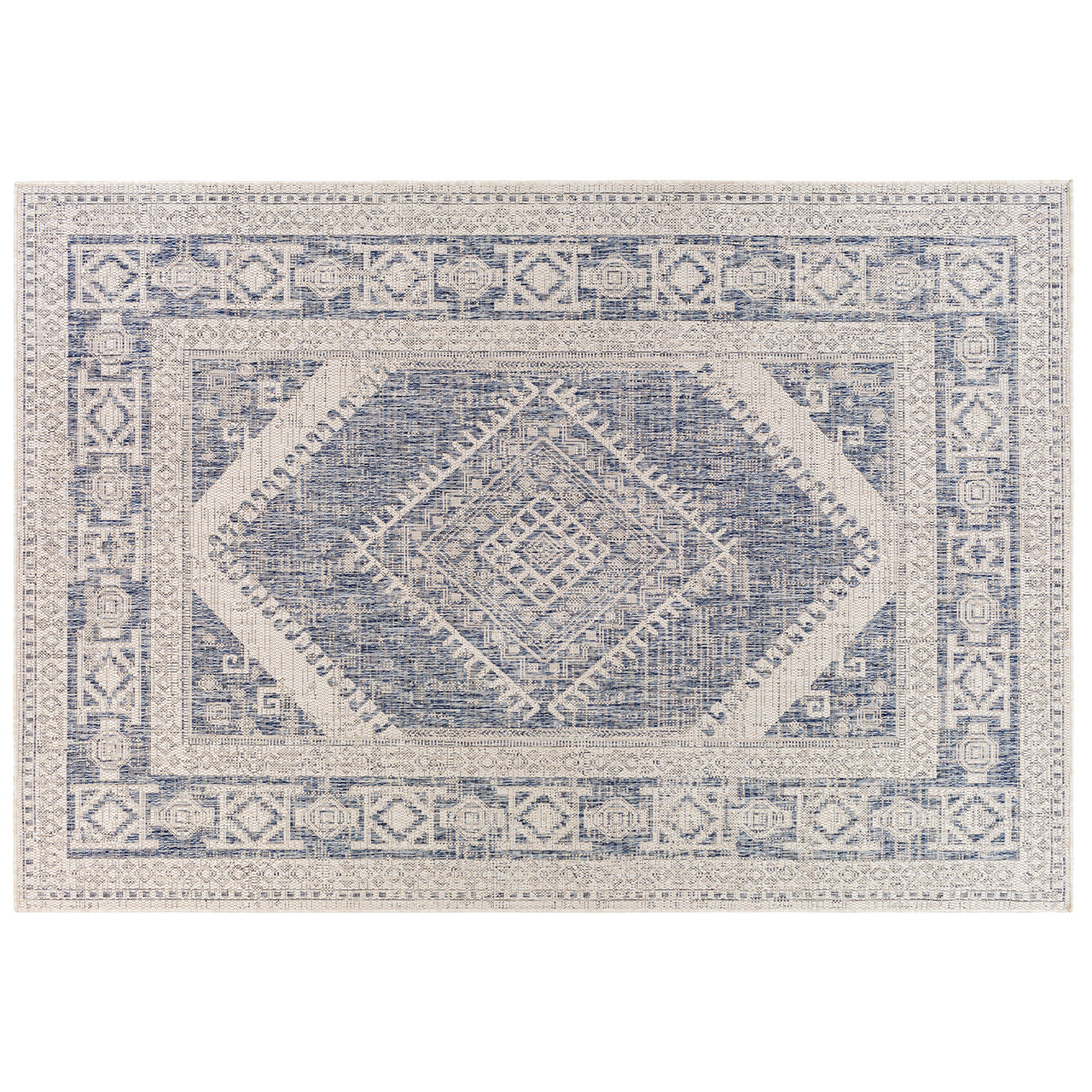 Fortunoff Area Rugs Blue Grey Beige Rug - Fortunoff Backyard Store
