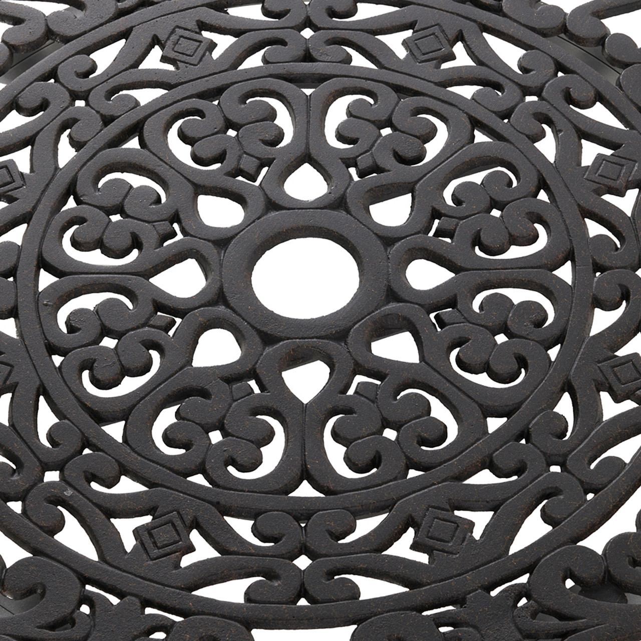 Naples Cast Aluminum 30 in. D Lazy Susan