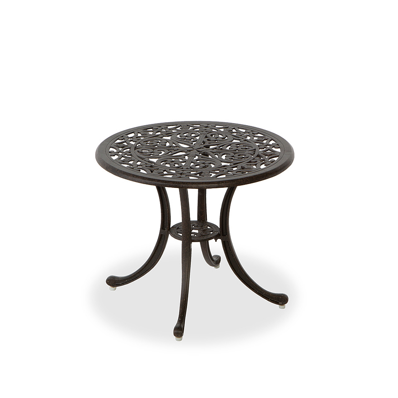 Naples Cast Aluminum 22 in. D End Table
