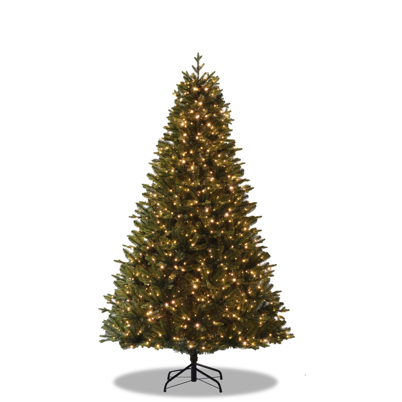 7.5 ft. Mcdonald Fir Christmas Tree, 1400 Multicolor LED Lights