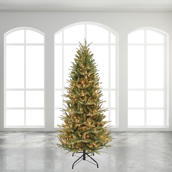 6.5 ft. Avalon Slim Fir Twinkle Christmas Tree, 650 Lights