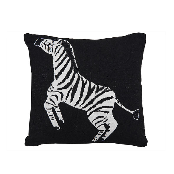 Zebra Dance Sunbrella 18 x 18 in. Throw Pillow
