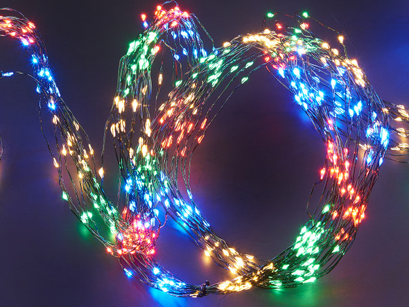 8 ft. Christmas Tree String Lights LED Multi Micro, 832 Lights