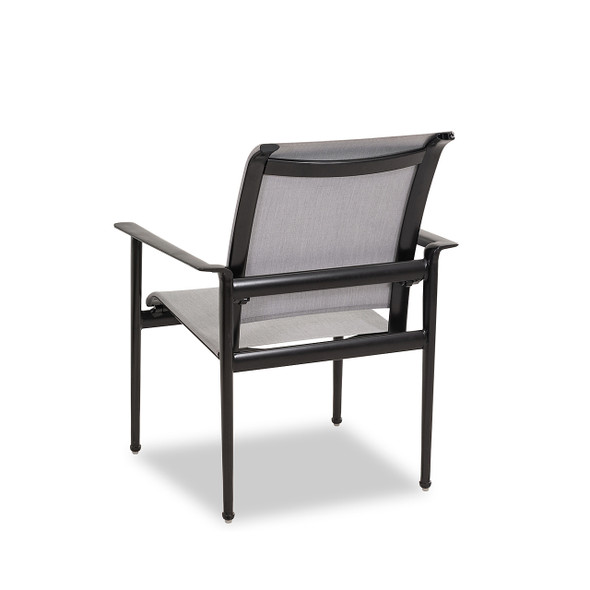 Metro Meteor Aluminum with Silver Sling 7 Piece Dining Set + 84 x 42 in. Rect. Table