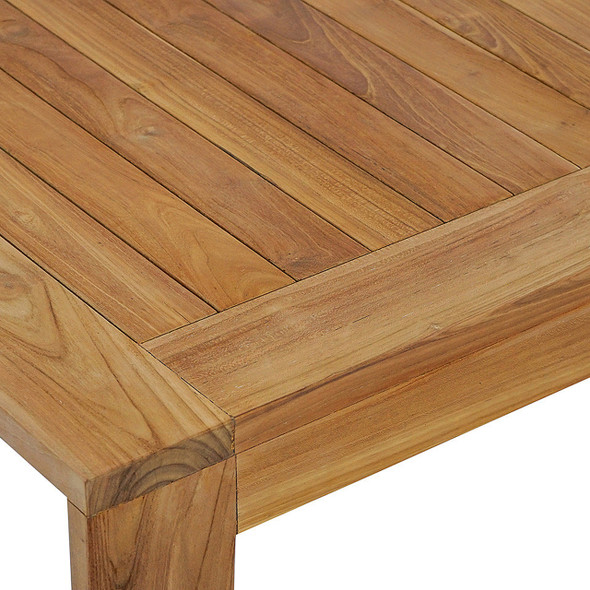 Castello Natural Oil Stain Teak 48 x 24 in. Coffee Table