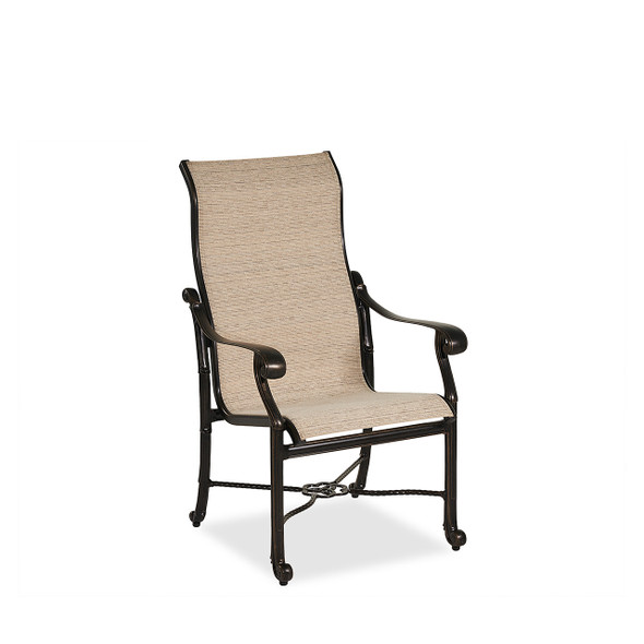 Florence Cast Aluminum with Sling Dining Chair