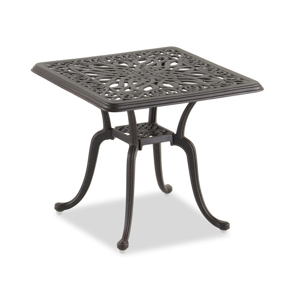 Cadiz Cast Aluminum 21 in. Sq. Side Table