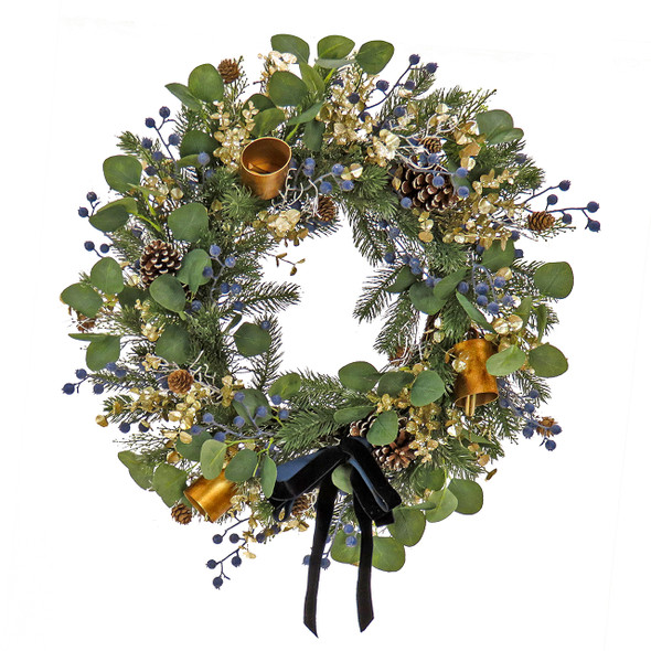 National Tree Company 28 in. Swiss Chic Wreath