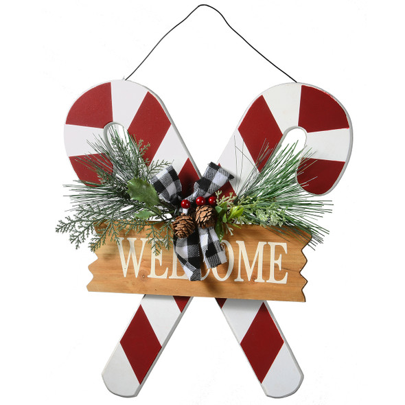 National Tree Company 16 in. Holiday Wall Sign