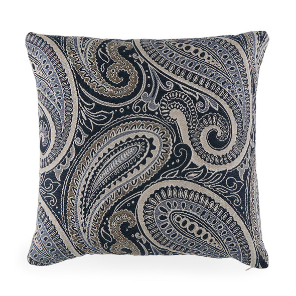 Royce Indigo 18 in. Sq. Throw Pillow