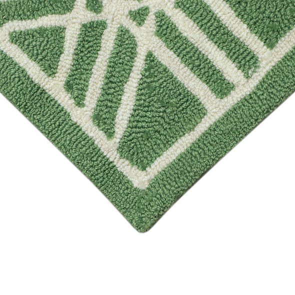 Hex Green Rug