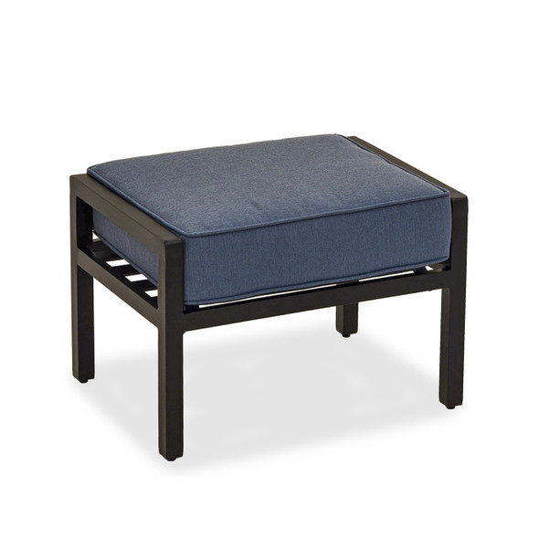 Hill Country Aged Bronze Aluminum with Cushion Ottoman - Hill Country Aged Bronze Aluminum with Cushion Ottoman -