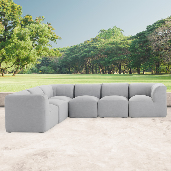Napa Upholstered 6 Piece Sectional -