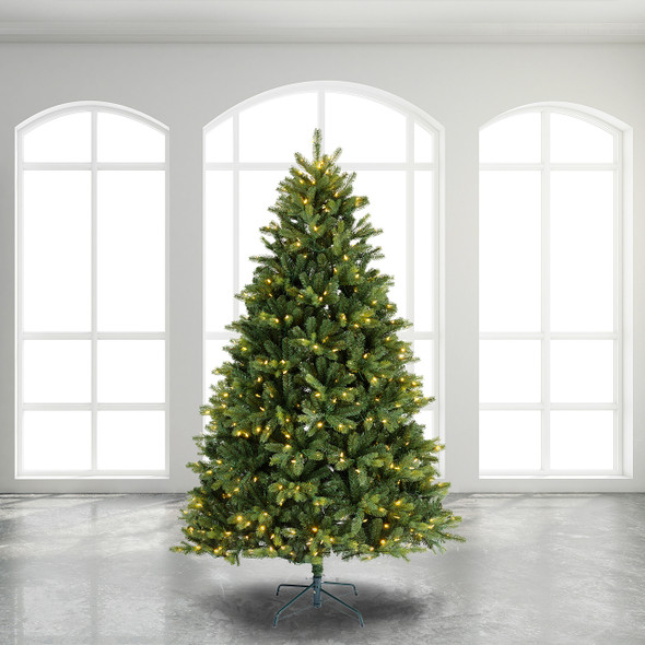 7.4 ft. Freiberg Pine Classic Christmas Tree with 740 Dual LED Lights 7.4 ft. Freiberg Pine Classic Christmas Tree with 740 Dual LED Lights