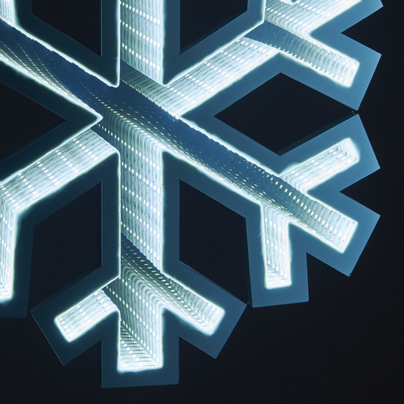 23.5 in. Infinity Light Snowflake 23.5 in. Infinity Light Snowflake