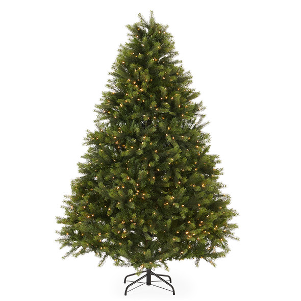 7.5 ft. Grand Balsam Fir Full Christmas Tree with 1200 Warm White LED Lights