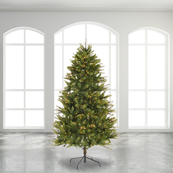 6.5 ft. Balsam Fir Classic Christmas Tree with 700 Twinkling Dual LED Lights