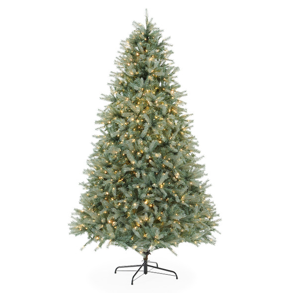 9 ft. Blue Balsam Fir Classic Christmas Tree with 1400 Twinkling Dual LED Lights