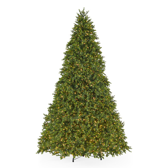 10 ft. Fraser Fir Full Christmas Tree with 4500 Twinkle LED Lights