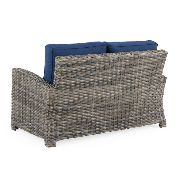 Sonoma Husk Outdoor Wicker with Cushions Loveseat Sonoma Husk Outdoor Wicker with Cushions Loveseat