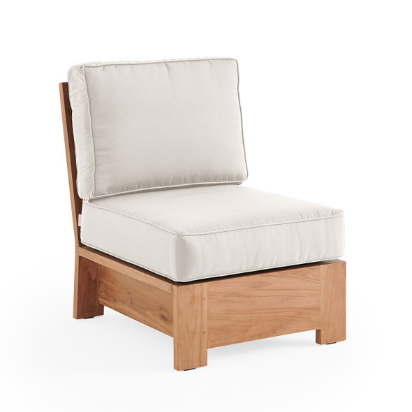 Castello Teak with Cushions Armless Club Chair Castello Teak with Cushions Armless Club Chair