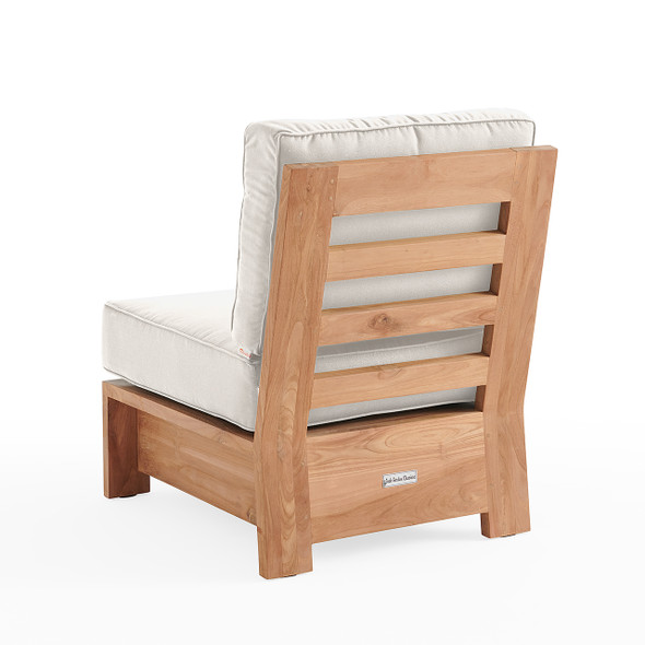 Castello Teak with Cushions Armless Club Chair Castello Teak with Cushions Armless Club Chair