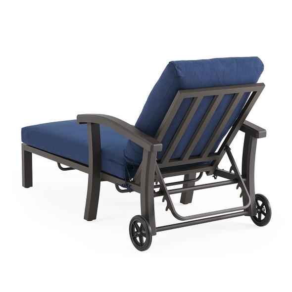 Fairmont Aged Bronze Aluminum with Cushions Chaise Lounge Fairmont Aged Bronze Aluminum with Cushions Chaise Lounge