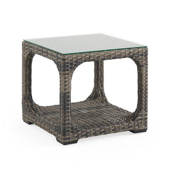 Tangiers Canola Seed Outdoor Wicker 23 in. Sq. Coffee Table Tangiers Canola Seed Outdoor Wicker 23 in. Sq. Coffee Table