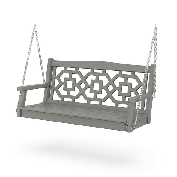 Martha Stewart by POLYWOOD Chinoiserie 48 in. Swing Martha Stewart by POLYWOOD Chinoiserie 48 in. Swing