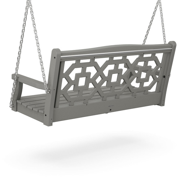 Martha Stewart by POLYWOOD Chinoiserie 48 in. Swing Martha Stewart by POLYWOOD Chinoiserie 48 in. Swing