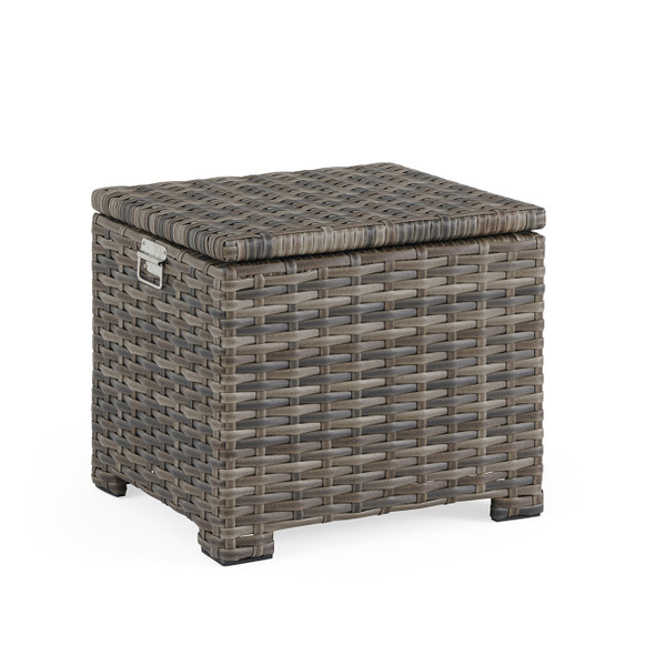 Sonoma Husk Outdoor Wicker 25.5 x 22 in. Rectangular Ice Bucket End Table Sonoma Husk Outdoor Wicker 25.5 x 22 in. Rectangular Ice Bucket End Table