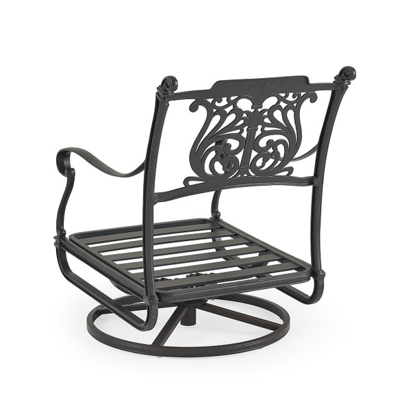Naples Aged Bronze Cast Aluminum Estate Swivel Rocker Naples Aged Bronze Cast Aluminum Estate Swivel Rocker