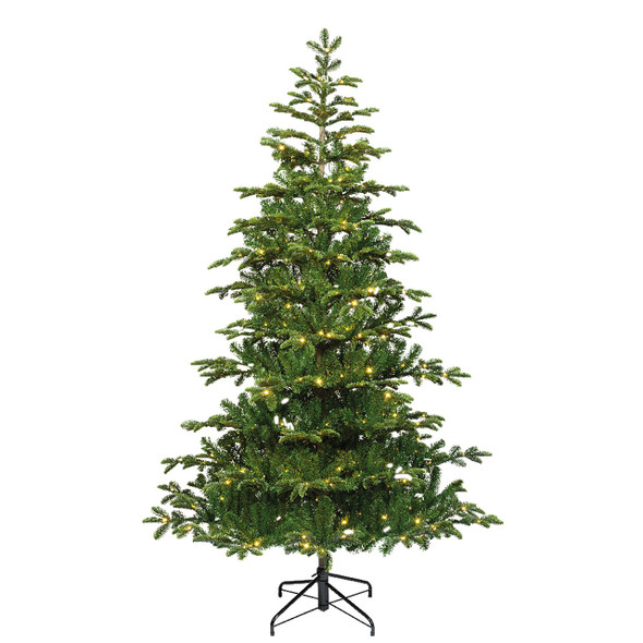 8.9 ft. Balsamea Fir Classic Christmas Tree with 900 Micro LED Clear Lights