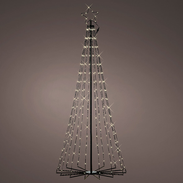 5.9 ft. Color Changing Cone Tree with 265 LED Multicolor Lights