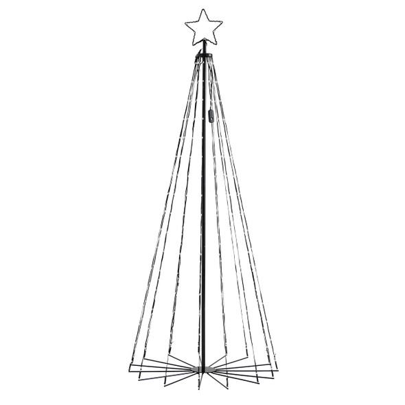 5.9 ft. Color Changing Cone Tree with 265 LED Multicolor Lights