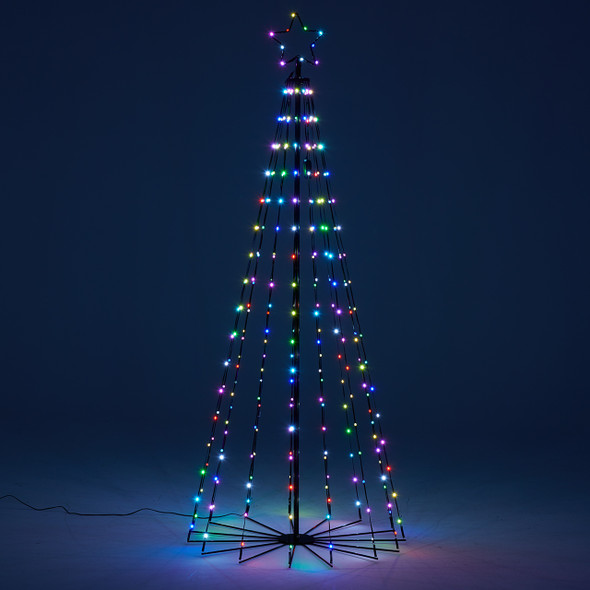 5.9 ft. Color Changing Cone Tree with 265 LED Multicolor Lights