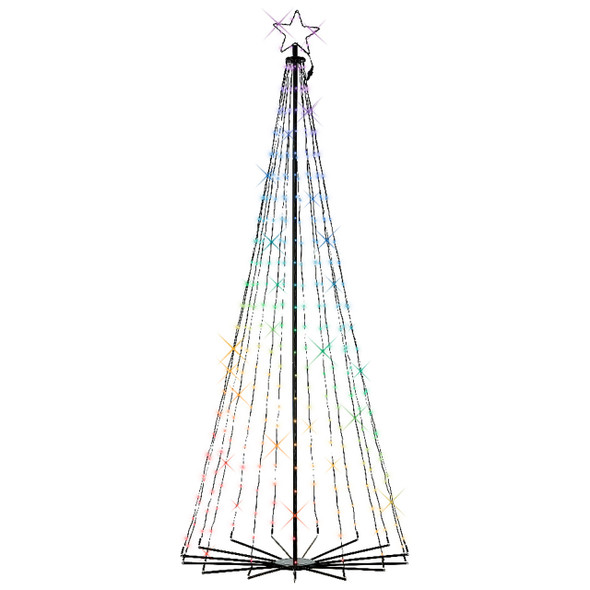7.9 ft. Color Changing Cone Tree with 355 LED Multicolor Lights