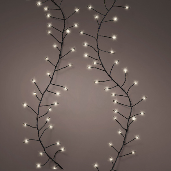 39.4 ft. Compact LED Micro Warm White with Black Wire, 960 Lights