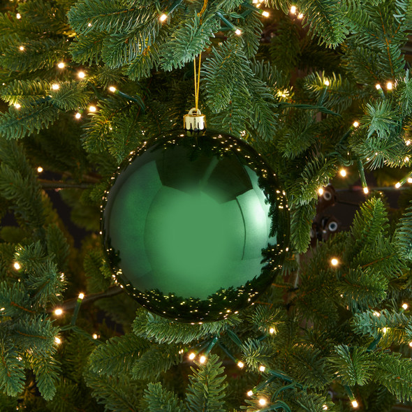 5.5 in. Pine Shatterproof Ball Ornament 5.5 in. Pine Shatterproof Ball Ornament
