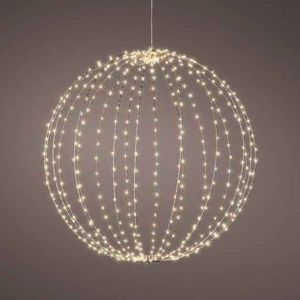 23 in. Sphere with 480 Micro Warm White LED Lights