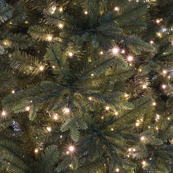 7.5 ft. McDonald Fir Classic Christmas Tree, 1400 Multicolor LED Lights -
