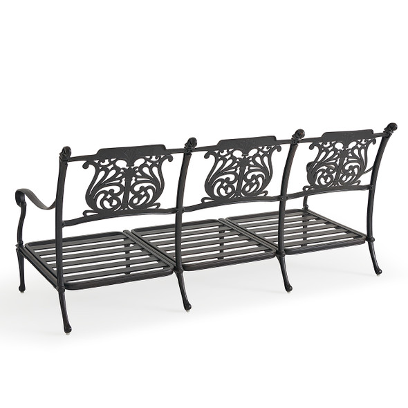Naples Aged Bronze Estate Cast Aluminum Sofa