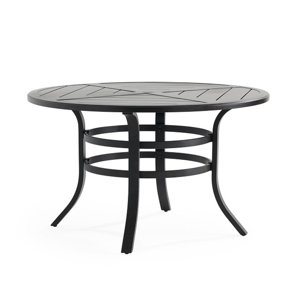 Key West Rustic Bronze Aluminum 48 in. D Dining Table