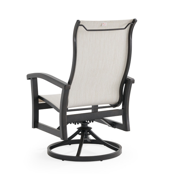 Fairmont Rustic Bronze Aluminum with Sling Swivel Rocker