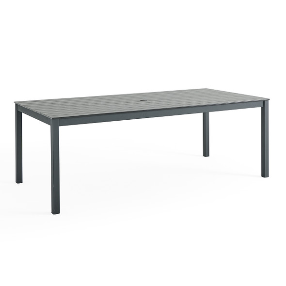 Sonoma Aluminum with Poly Rattan Slat Top 84 x 40 in. Dining Table
