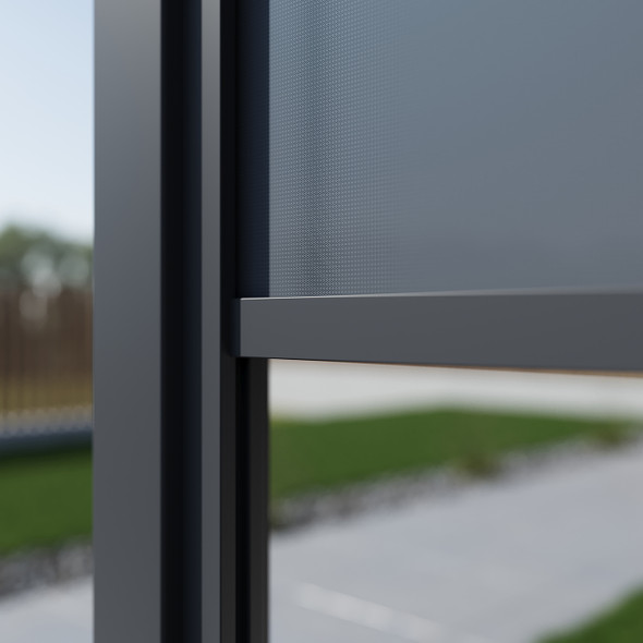 Single Wind Screen, 10 ft., for Grand Tuscan Louvered Pergola