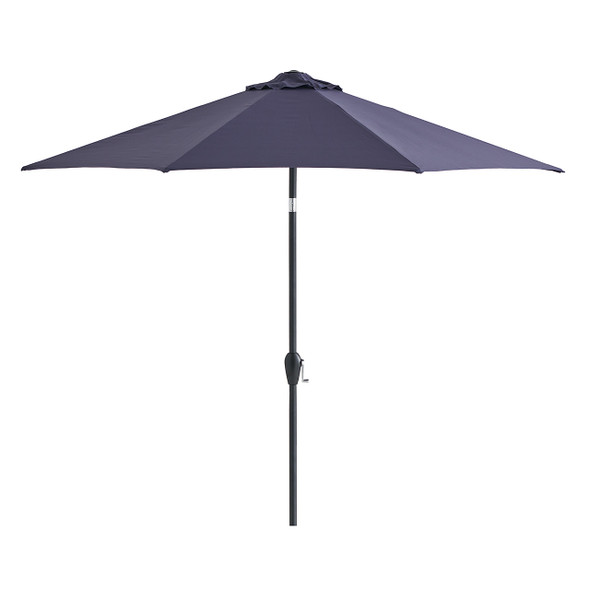Tempo 9 ft. Aluminum Push Button Tilt Market Umbrella -